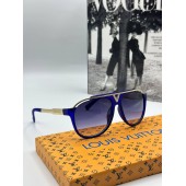 Louis Vuitton Lacivert  İthal Erkek Güneş Gözlüğü  G1833-VLL