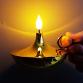 Dekoratif Gold Pilli Mum Lamba 