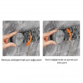 Güçlü Lüks Vantuzlu Askılık 