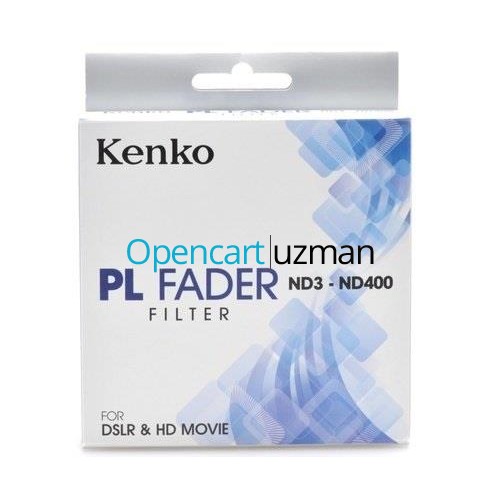 Kenko 67mm PL Fader ND3 ND400 Variable ND Filtre