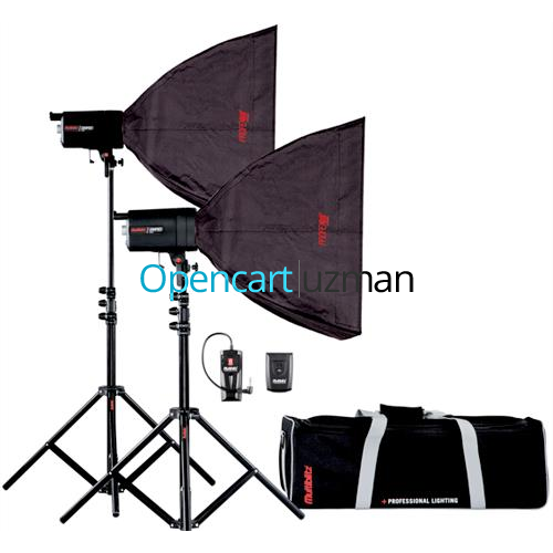 Multiblitz Comkit TR 200W 2’li Paraflaş Seti