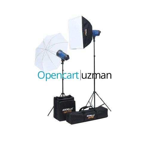 Cario İkili 200W Paraflaş Başlangıç Seti